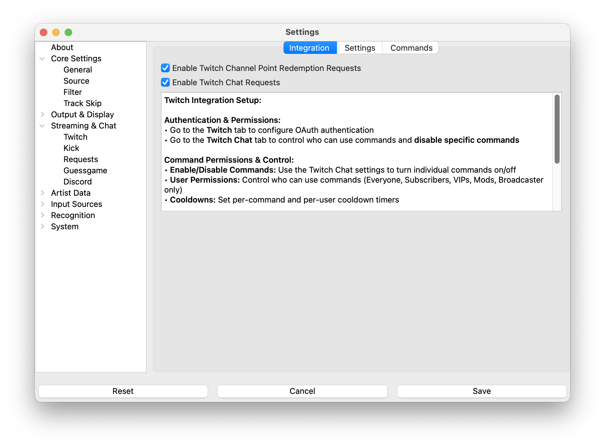 Request Window