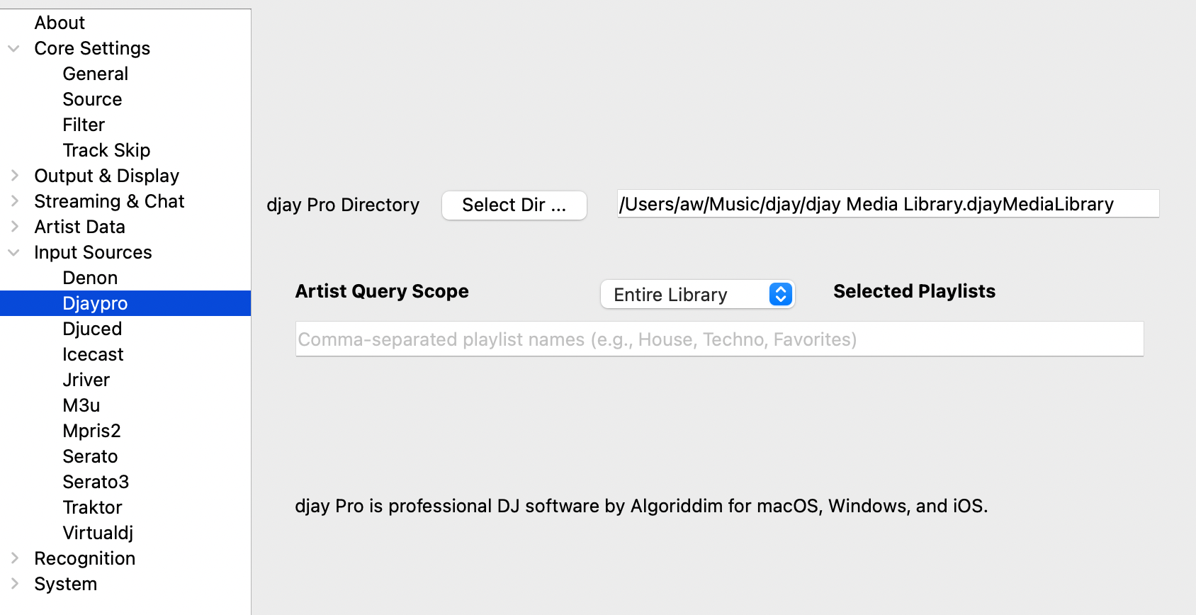 djay Pro Settings