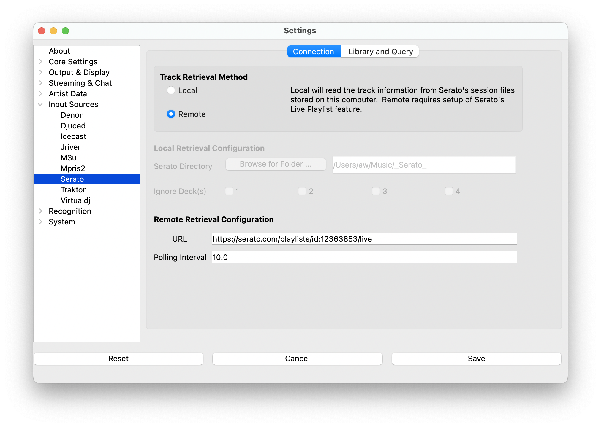 Remote Mode Settings