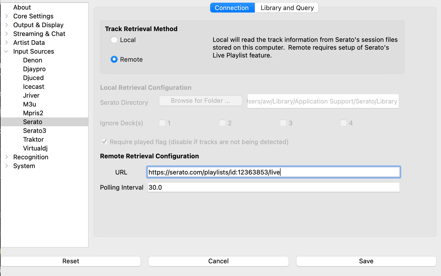 Remote Mode Settings