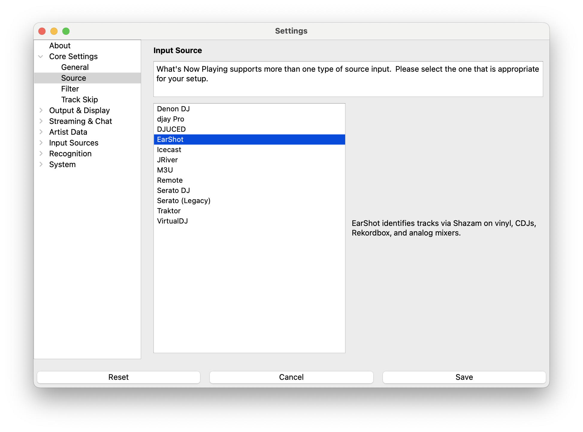 Source Selection